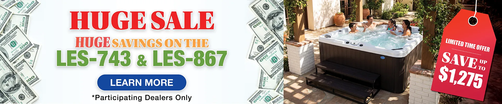 Calspas hot tub being used in a family setting - Diamondbar